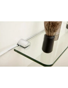 Fix Mi Tablette murale à clipser chrome et verre BILBAO MAT INTER - 1