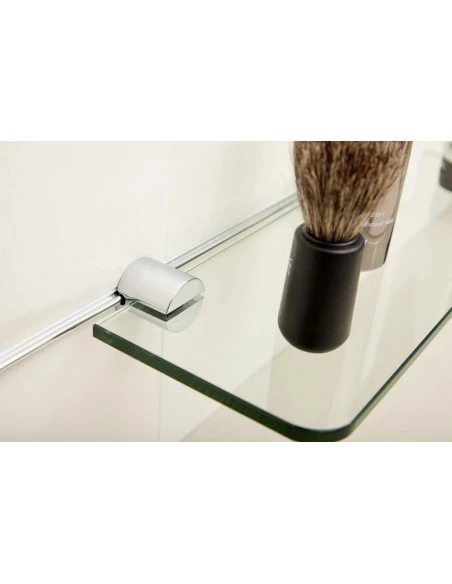 Fix Mi Tablette murale à clipser chrome et verre BILBAO MAT INTER - 1