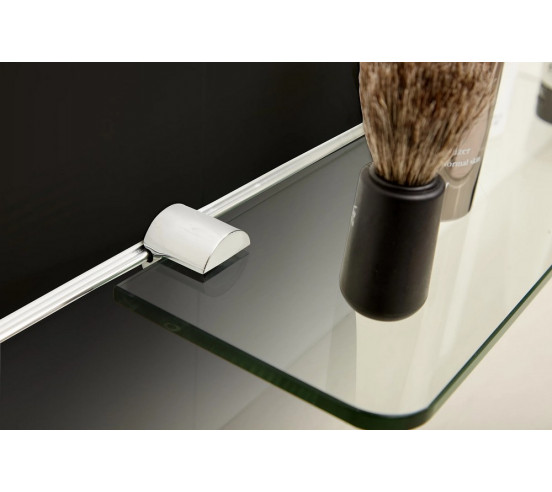 Fix Mi Tablette murale à clipser chrome et verre BILBAO MAT INTER - 5