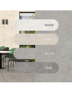 Carrelage Série DEVON Coloris Gray 90x90 cm 1.62 m²/Boite TAU CERAMICA - 1 2