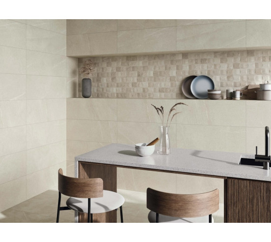 Carrelage série Bellevue 60 x 60 cm Coloris IVORY STN céramica - 4