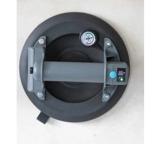 Ventouse à main électrique avec manomètre + batterie 4000 Ah 210mm BIHUI By PAVILIFT - 2
