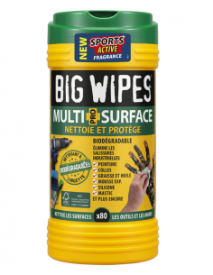 Tube de 80 lingettes MULTI-SURFACE BIG WIPES - 1