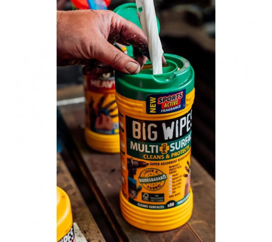 Tube de 80 lingettes MULTI-SURFACE BIG WIPES - 3