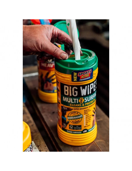 Tube de 80 lingettes MULTI-SURFACE BIG WIPES - 3