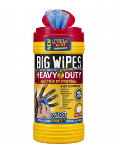 Tube de 100 lingettes HEAVY-DUTY BIG WIPES - 2