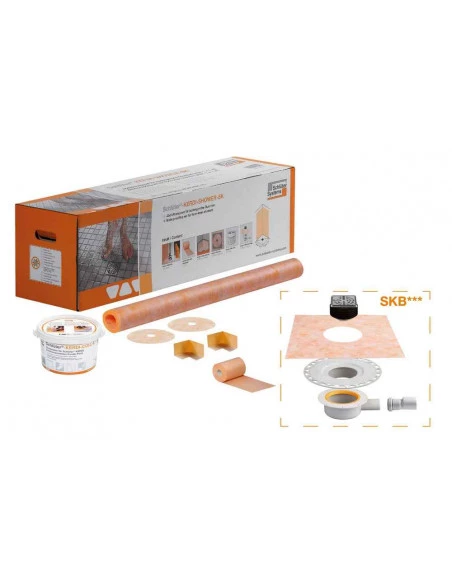 Kit d’étanchéité pour douches à l’italienne avec évacuation de sol KERDI-SHOWER-SKB SCHLUTER - 1