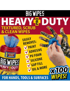 Seau de 240 lingettes HEAVY-DUTY (Formule 2024) BIG WIPES - 1 2