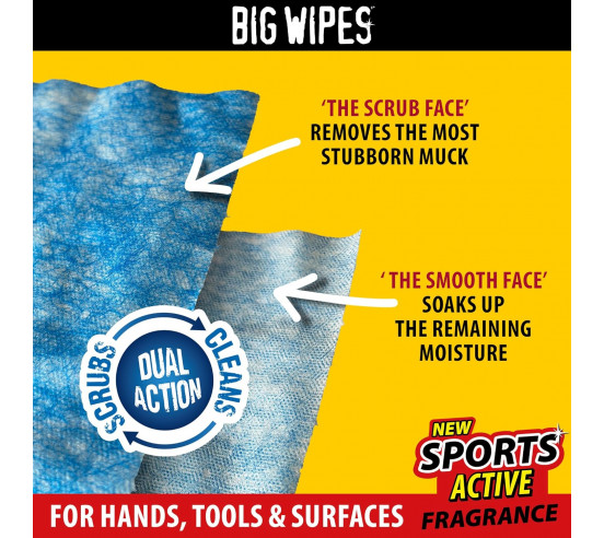 Tube de 100 lingettes HEAVY-DUTY BIG WIPES - 3