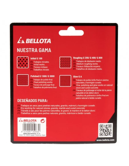 Disque de polissage diamanté flexible Ø100 mm BELLOTA - 4
