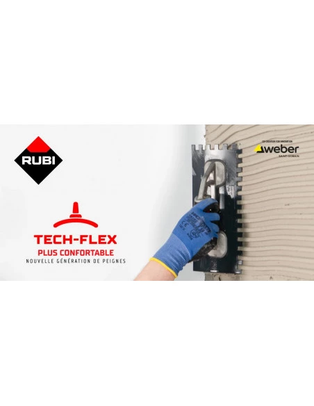 Peigne manche RUBIFLEX TECH-FLEX RUBI - 2