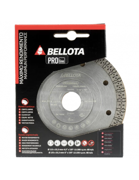 Disque diamantée spécial coupe fine BELLOTA - 4