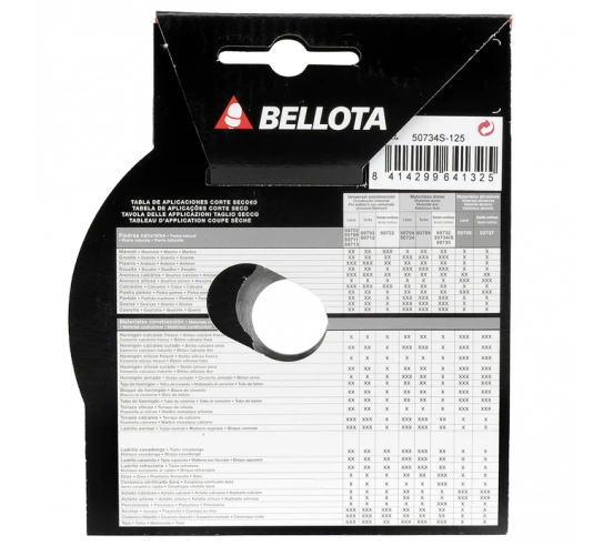 Disque diamantée spécial coupe fine BELLOTA - 5