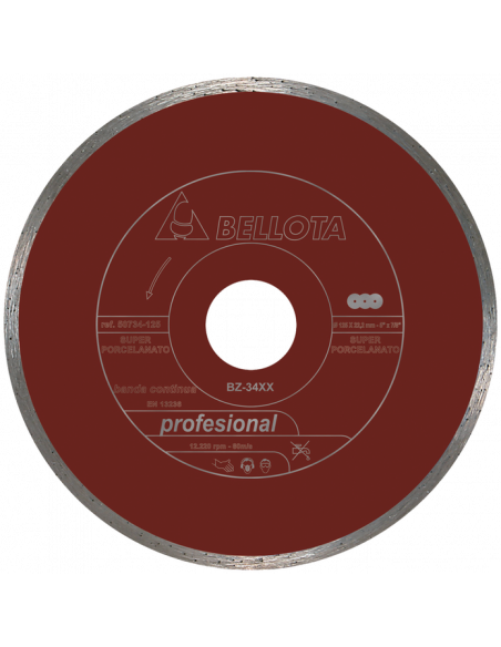 Disque diamantée à jante continue professionnel BELLOTA - 1