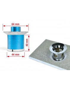 Meule diamantée pour bonde de lavabo MONTOLIT - 1 2