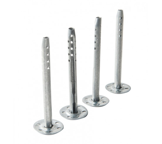 Boite de 50 chevilles à frapper galvanisées pour panneaux de constructions 80mm ISOX - 1