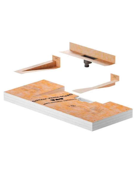 Kit plan vasque à carreler  1170mm x 520 mm KERDI BOARD W SCHLUTER - 1