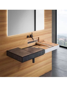 Kit plan vasque à carreler  1170mm x 520 mm KERDI BOARD W SCHLUTER - 1 2