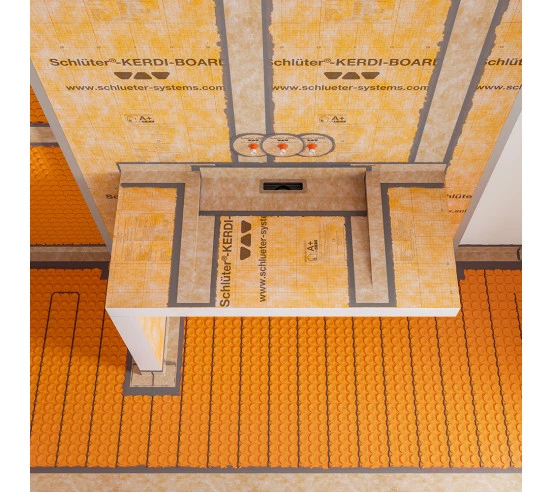 Kit plan vasque à carreler  1170mm x 520 mm KERDI BOARD W SCHLUTER - 7