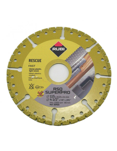 DISQUE DIAMANT RSQ SUPERPRO RUBI - 2