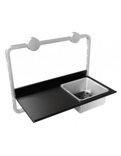 Fix Mi - Etagère support éponge Aluminium BUBBLE MAT INTER - 1