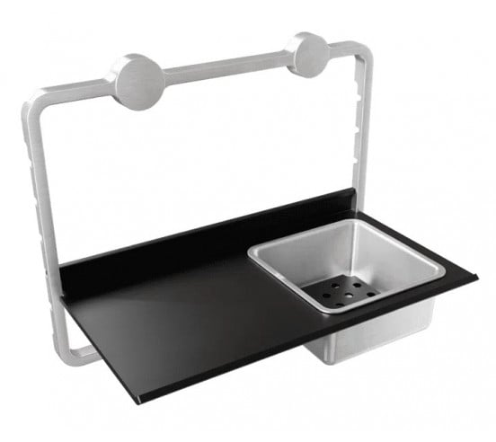 Fix Mi - Etagère support éponge Aluminium BUBBLE MAT INTER - 1