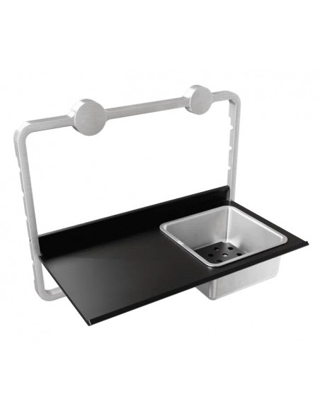 Fix Mi - Etagère support éponge Aluminium BUBBLE MAT INTER - 1