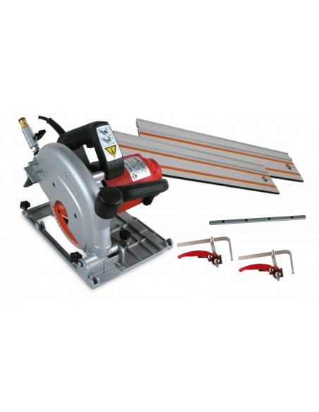 Kit Scie circulaire plongeante TC-180 1800W 230V / 50-60Hz avec 2 guides de 80cm et serres-jointsRUB - 1