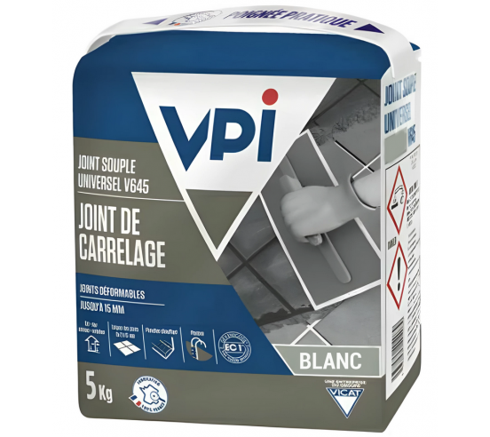Joint Souple universel V645 Coloris Blanc 5kG VPI - 1