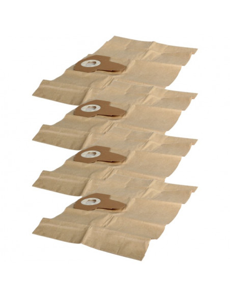 4 Sacs en papier pour aspirateur AS-30 PRO RUBI - 1