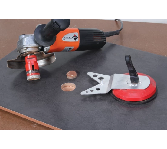 KIT 5 Trepans Drygres + Guide (Ø 28, 35, 43, 50 et 68 mm) RUBI - 6