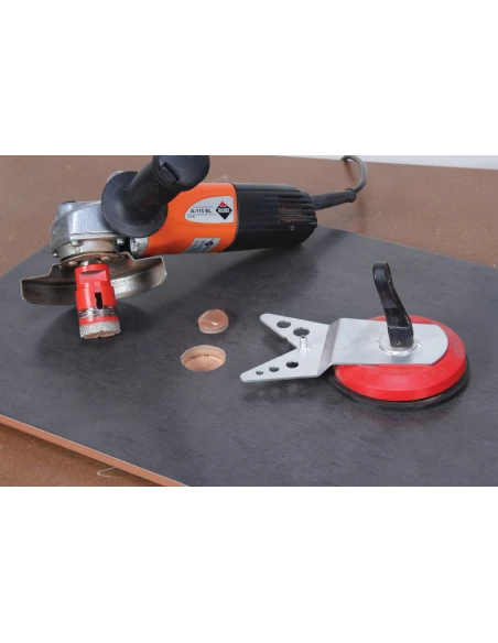 KIT 5 Trepans Drygres + Guide (Ø 28, 35, 43, 50 et 68 mm) RUBI - 6