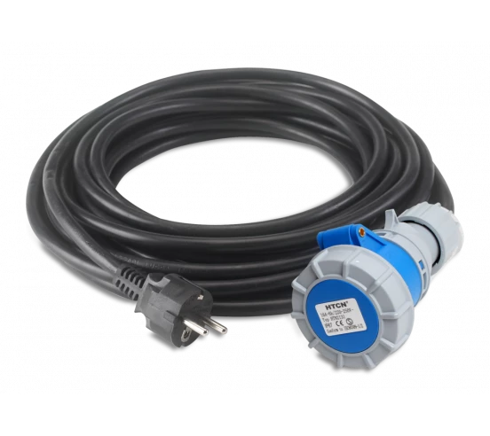 Cable avec prise pour scie circulaire 3.5ml 230/50 EUR 230V - 50 HZ  RUBI - 1