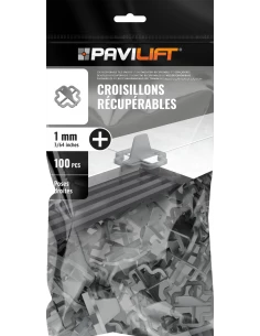 100 Croisillons récupérables "+" 1mm Pavilift - 1