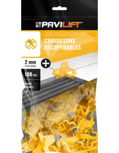 100 Croisillons récupérables "+" 2mm Pavilift - 1