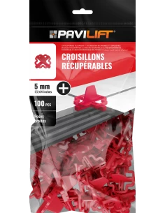 100 Croisillons récupérables "+" 5mm Pavilift - 1