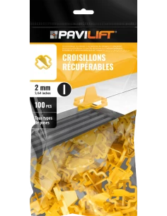 100 Croisillons récupérables "I" 2mm Pavilift - 1