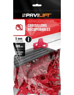 100 Croisillons récupérables "I" 5mm Pavilift - 1