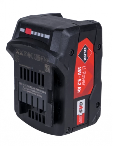 Batterie CAS LiPOWER 18V 5.2AH RUBI - 2