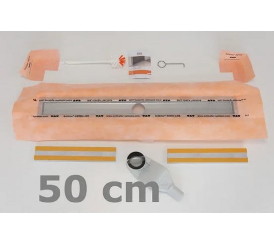 Kit pour Caniveau horizontal KERDI-LINE-F sans Grille SCHLUTER - 1