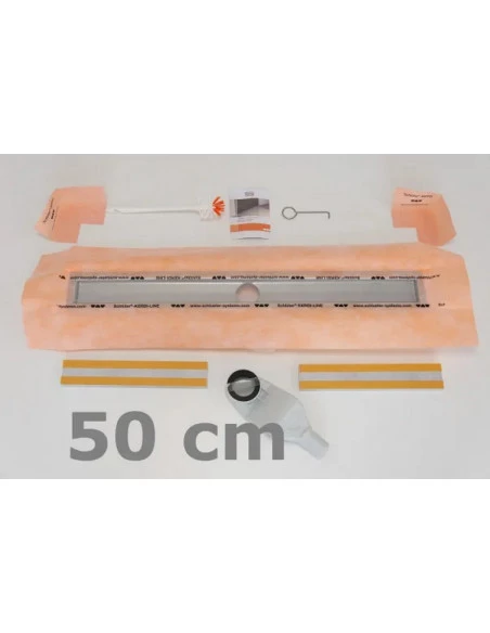 Kit pour Caniveau horizontal KERDI-LINE-F sans Grille SCHLUTER - 1