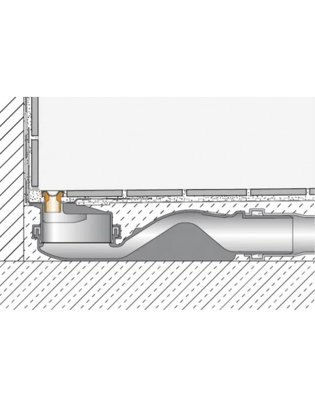 Caniveau Filant KERDI-LINE-VARIO 22 à 120 cm recoupable SCHLUTER - 22