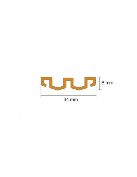 Caniveau Filant KERDI-LINE-VARIO 22 à 120 cm recoupable SCHLUTER - 30