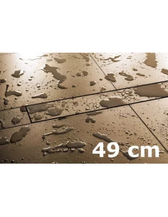 Support à carreler KERDI LINE D sans cadre pour caniveau de douche SCHLUTER - 1 2