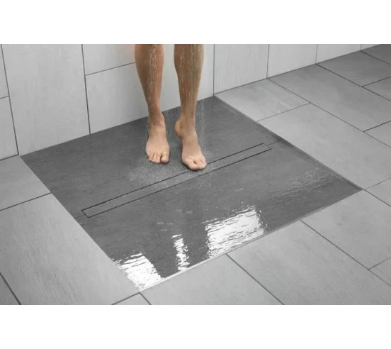 Support à carreler KERDI-LINE-D sans cadre pour caniveau de douche SCHLUTER - 35