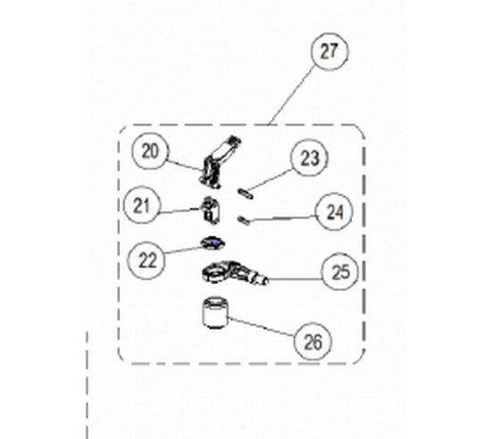 Ensemble point séparateur TI/TX (pièce détachée) RUBI - 2