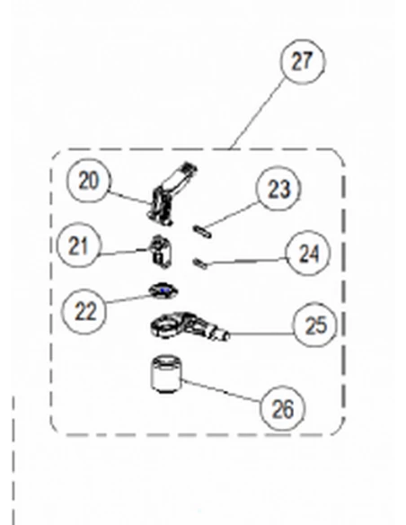 Ensemble point séparateur TI/TX (pièce détachée) RUBI - 2