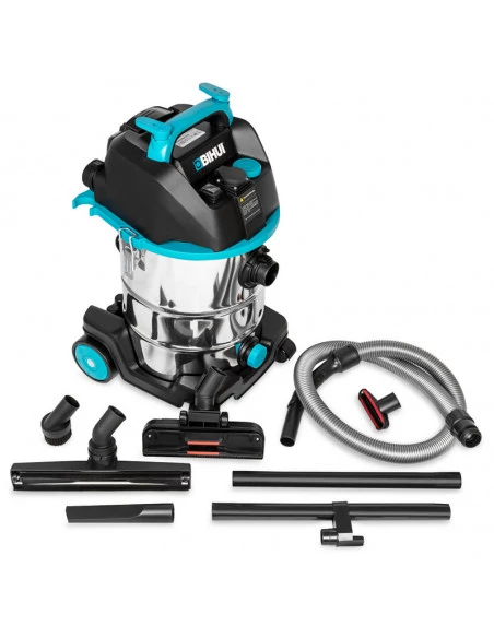 Aspirateur Professionnel eau et poussières 30 Litres VCH30 1200W BIHUI - 1