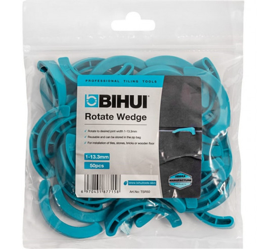 50 Cales virgules de coins 1 à 13.3 mm pour ajuster et rehausser BIHUI - 2