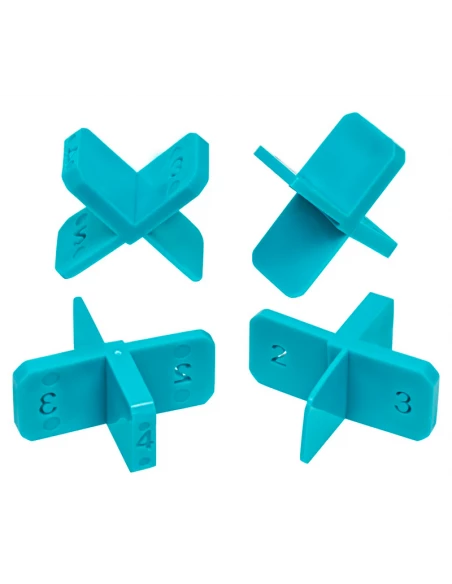 50 Croisillons Universels BIHUI 1/2/3/4 mm - 50 pièces BIHUI - 1